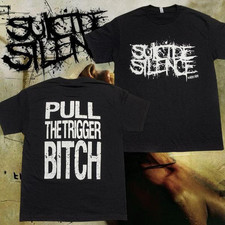 Suicide Silence The Cleansing album PULL THE TRIGGER BITCH shirt