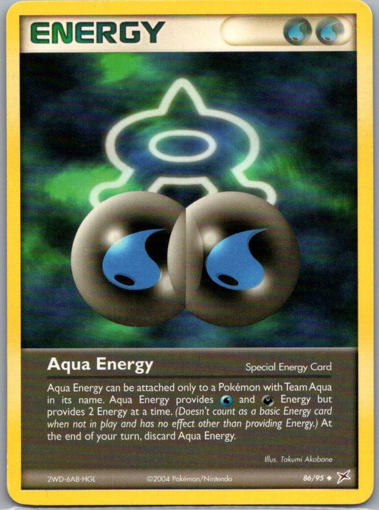 Team Magma vs Team Aqua #86/95 Aqua Energy