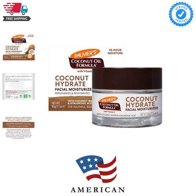 Coconut Oil Formula Coconut Water Face Moisturizer, 1.7 Ounce Jar