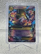 2016 Pokémon TCG M Alakazam EX 26/124 Fates Collide Ultra Rare Mega Holo 210 HP
