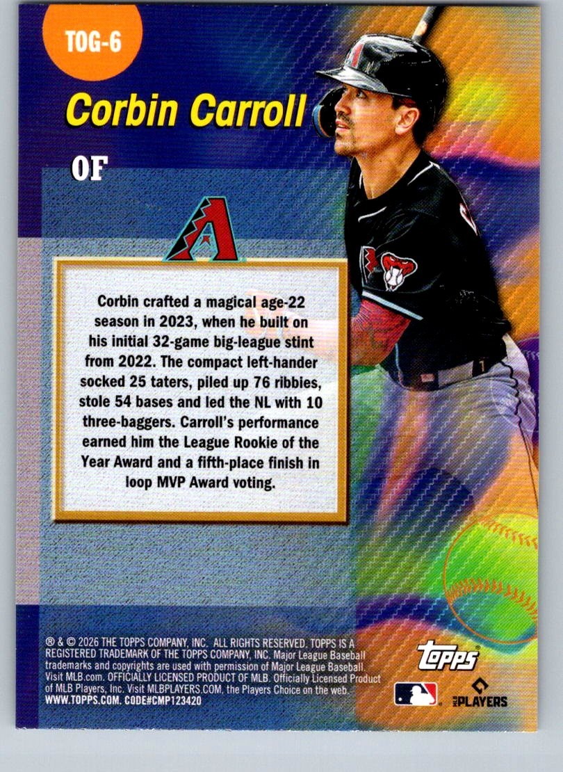 2026 Topps Series 1 Titans of the Game-Corbin Carroll | eBay