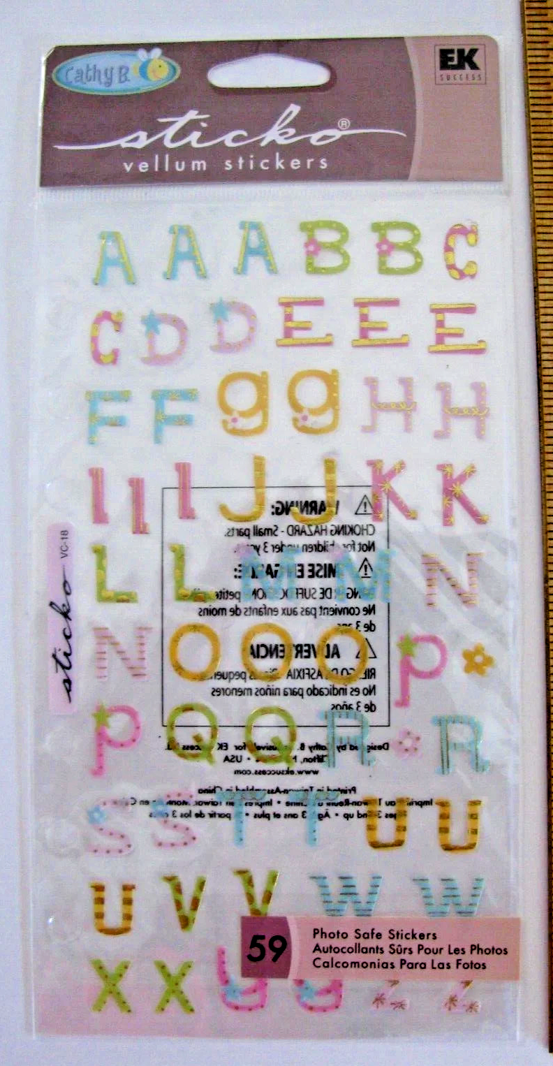 EK Success Sticko Aufkleber 'Award Bänder' – 16 Sticker Auf Einem Blatt, Für Karten, Scrapbooking & Bastelprojekte