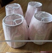 4 x Laura Ashley Blush Pink Empire Lamp Shades BNWT Candle Sealed Original ⭐️⭐️