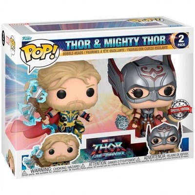 Funko POP! Marvel Thor Love and Thunder 2er Pack Thor & Mighty  10 cm OVP NEU