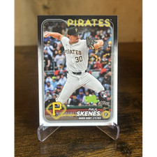 Topps Update Series Paul Skenes #US288 Rookie Debut White Uniform 2024 Pirates