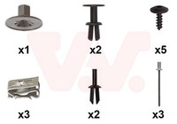 Montagesatz KotflüGel VAN Wezel 0335796 FüR Audi A3 Sportback 8VA 8VF 8V1 8VK