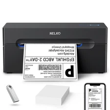 Bluetooth Thermal Shipping Label Printer, Wireless 4x6 Shipping Label Printer...