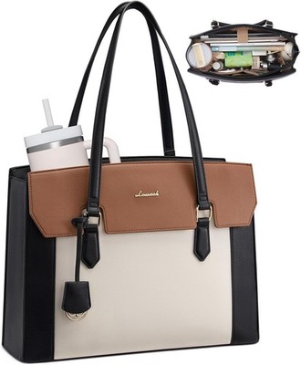 Bolsa De Mano Grande Para Laptop 15,6'' Bolso Para Mujer Con Soporte Para Tazas