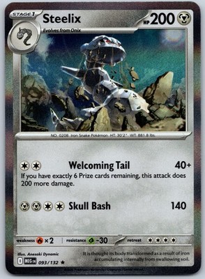 Steelix Holo Rare ME01: Mega Evolution 093/132 NM