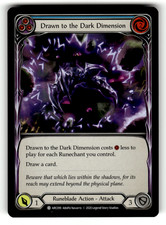 Drawn to the Dark Dimension (Blue) ARC099 Rainbow Foil Common Arcane Rising LP