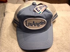 LOS ANGELES BASEBALL CAP  MESH BACK  LIGHT BLUE