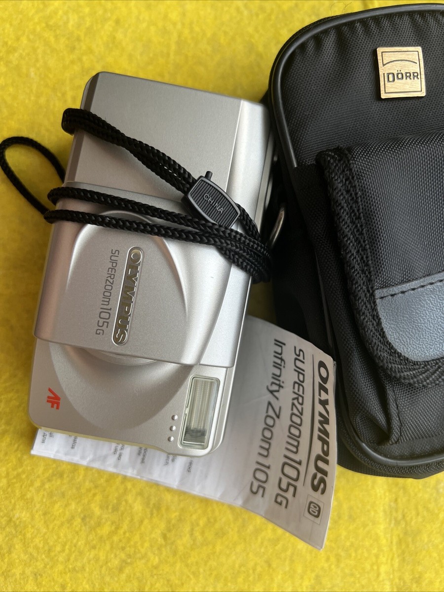 Olympus Superzoom 105G 35mm Point & Shoot Film Camera Japan