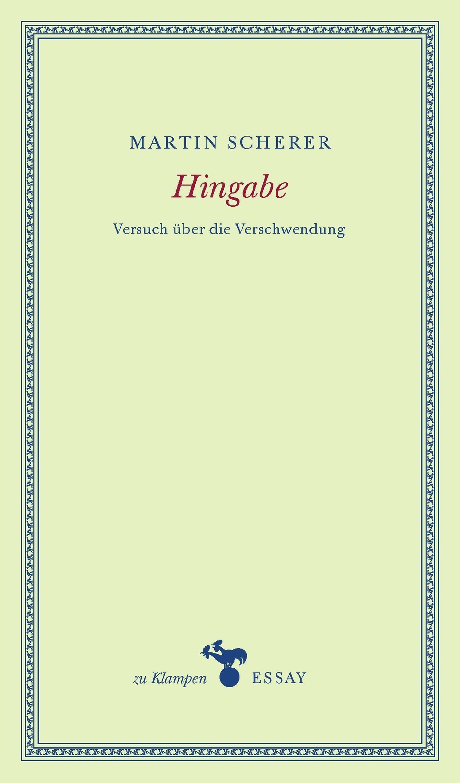 Thumbnail - Hingabe - Martin Scherer - 9783866746367