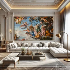 Baroque Wall Art Antique Art Print Classical Painting Church Prints Renaissance