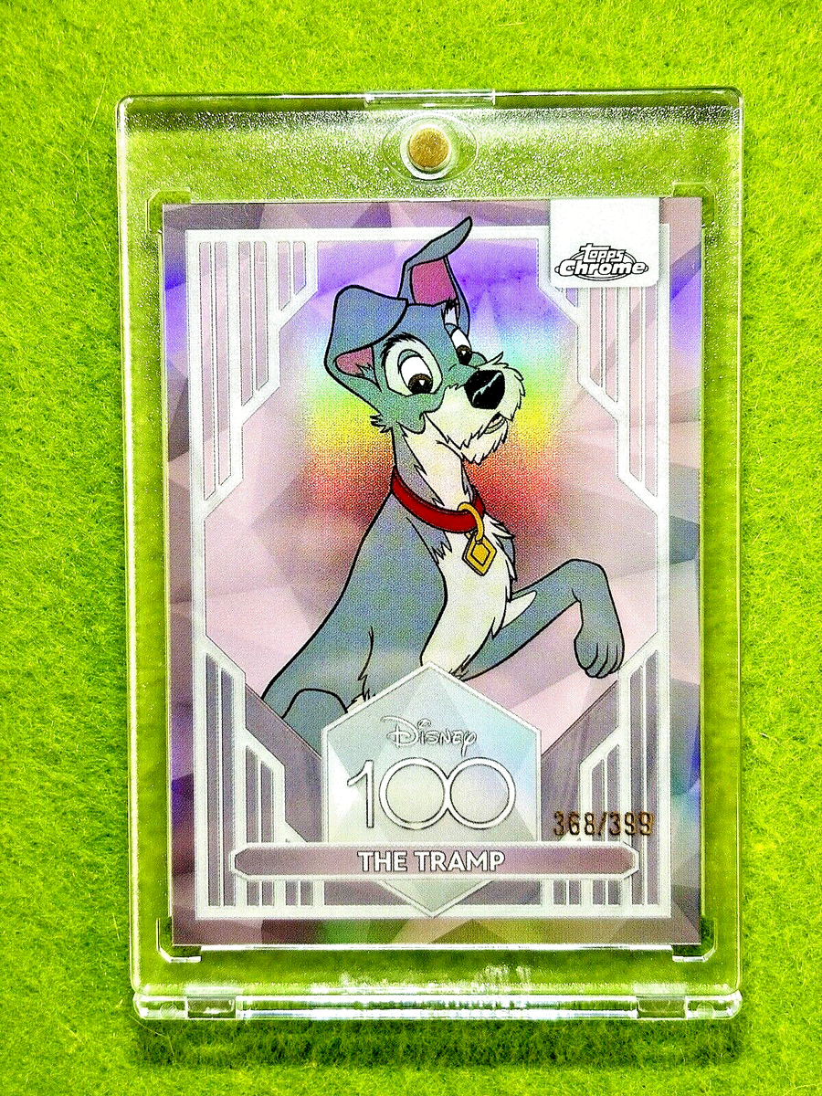 その他 2023 Topps Chrome Disney100 ROZ pink 399 Lady & the TRAMP Disney 100 PINK REFRACTOR CARD #/399 SP 2023