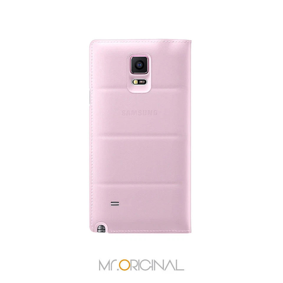 Funda Original Samsung Oficial Galaxy Note4 S View (EF-CN910) Rosa Foto 4 de 4