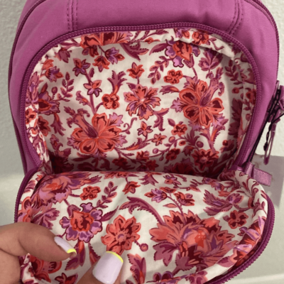 NWT-VERA BRADLEY - 2 in 1-Rich Orchid (pink) Utility Sling 