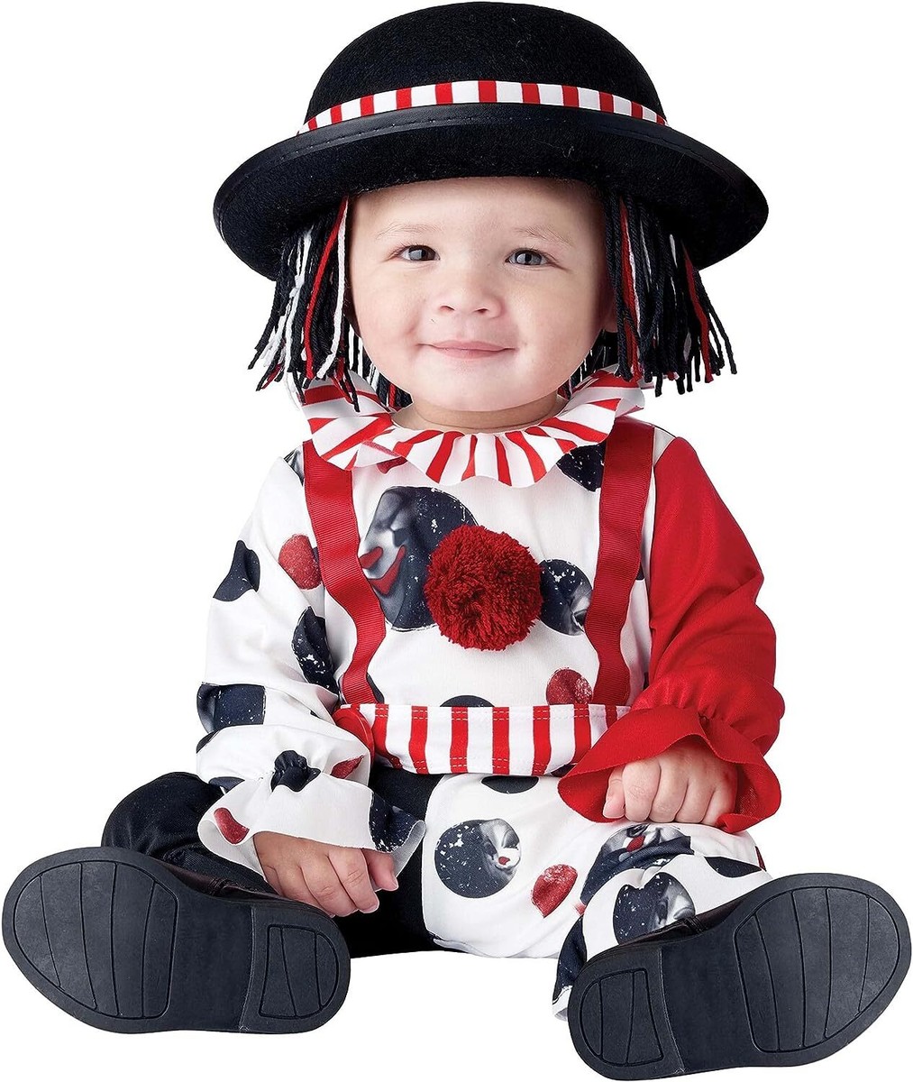 Clownin' Around Circus Carnival Clown Fancy Dress Halloween Baby