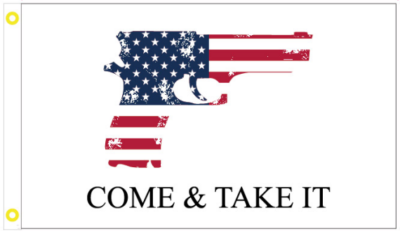 Gonzales Come Take It Gun AR-15 2e Amendement NRA Script 3'x5 - Foto 8
