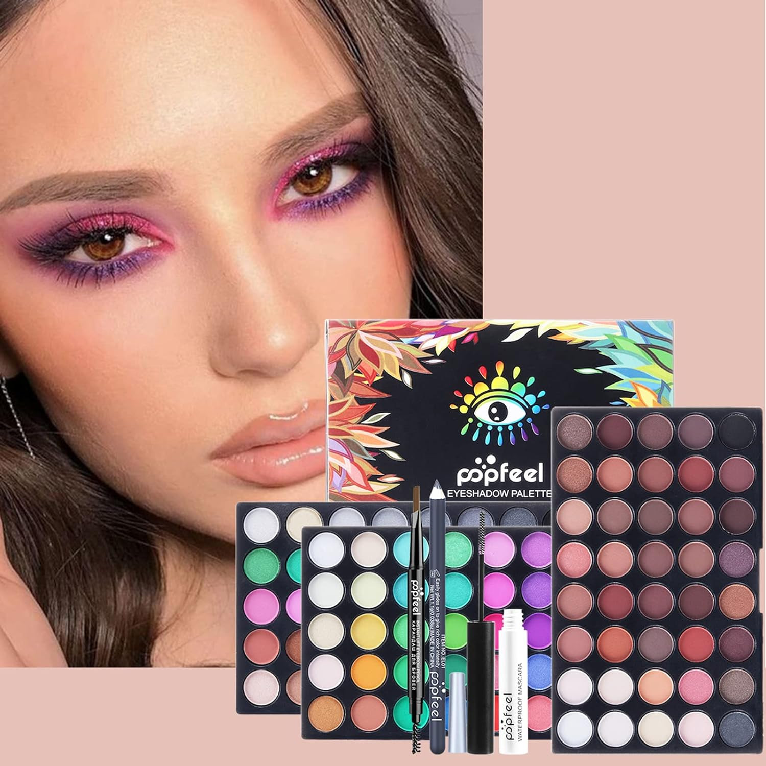 Set Regalo Trucchi Natale: Kit Cosmetici Completo per Ragazze e Donne - 4