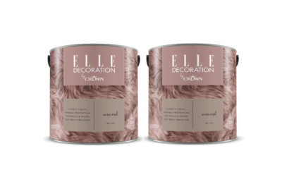 ELLE DECORATION 2x2,5 Liter No.438 Weaved Wandfarbe Matt by Crown B-WARE