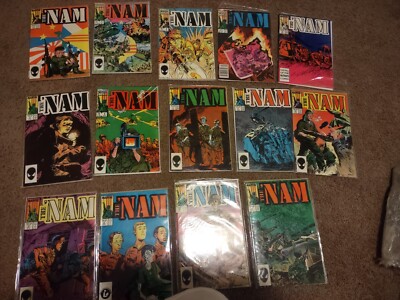 Marvel Comics The  Nam Comic Book Lot of 10 Issues