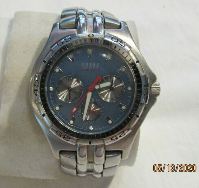 guess g steel watch