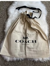 Large Coach Drawstring Dust Bag Gift Bag Storage Cover Protective Bag COTTON