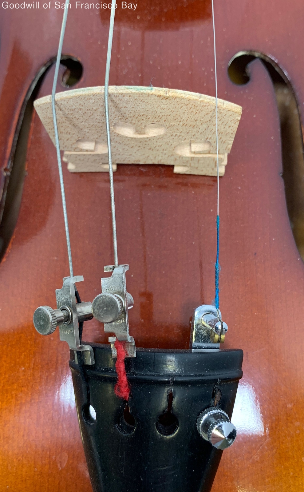 Anton Breton Full Size 4/4 Acoustic Violin Four Strings Brown With Bow