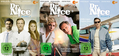 DR. NICE 6 Filme Edition STAFFEL 1 2 3 TV-Serie Maximilian Grill DVD COLLECTION