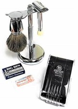Wet Shave Set Pure Badger Shaving Brush Shave Stand 570