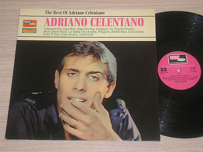 ADRIANO CELENTANO -THE BEST OF - RARO LP 33 GIRI GERMANY
