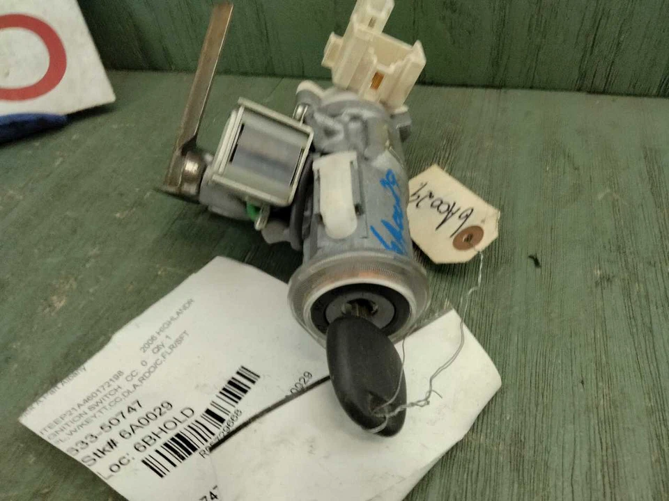 Toyota Highlander 2004-2007 interruptor de encendido cilindro con llave OEM Foto 4 de 4