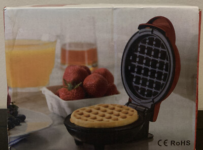 Mini Waffle Maker, Waffle Maker Machine, 4 Inches Portable Small Compact Design