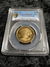 2014-W $10 GOLD SPOUSE Florence Harding PCGS PR69 PR 69 Proof