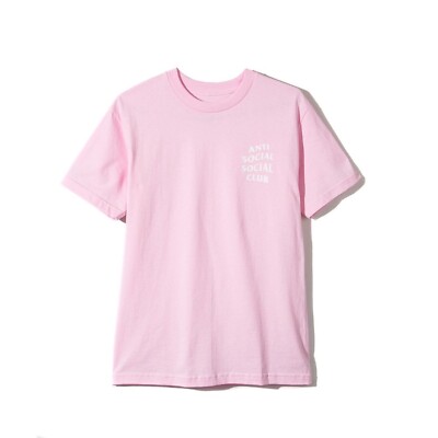 Anti Social Social Club Pink T-Shirt Brand New Size Large Tee | eBay