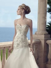 Casablanca Wedding Dress 2149- Ivory - Size 10- New