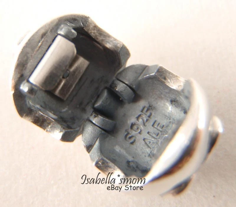 Mystic Floreale Autentico Pandora Argento/Smalto Nero/Trasparente Cz - Immagine 2 di 2