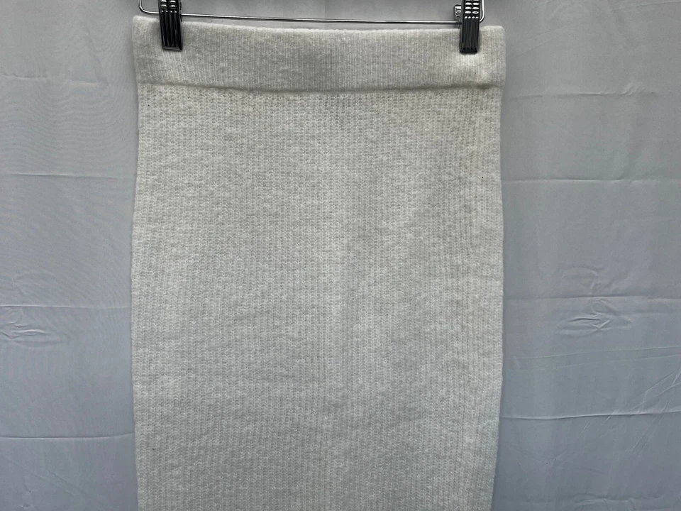 Falda Missguided punto recto talla 6/8 marfil mezcla acrílico mujer Foto 3 de 4