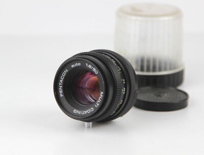 Lens PENTACON  auto 1.8/50 fast lens  Mount M42  Lens DDR  Zenit Praktica 
