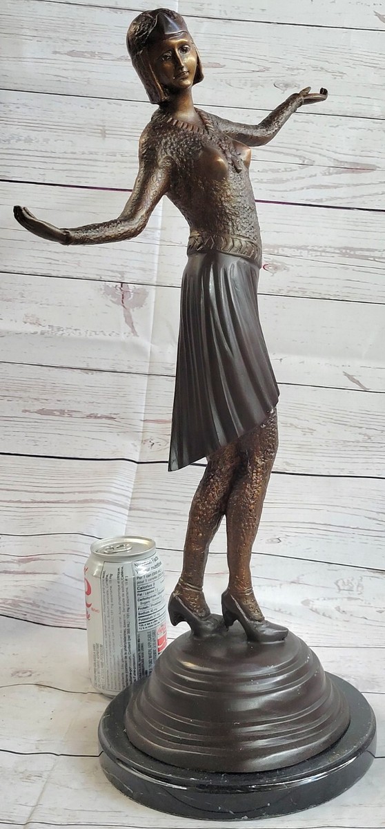 ART DECO DH CHIPARUS BRONZE SCULPTURE BREATHTAKING HAND SIGNED