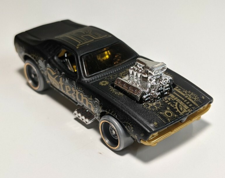 Hot Wheels Art Cars Black Rodger Dodger 1/64 Diecast Steam Punk