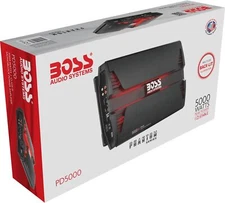 New Boss Audio PD5000 Car Audio Amplifier 5000-Watt Class D Monoblock w/ Remote