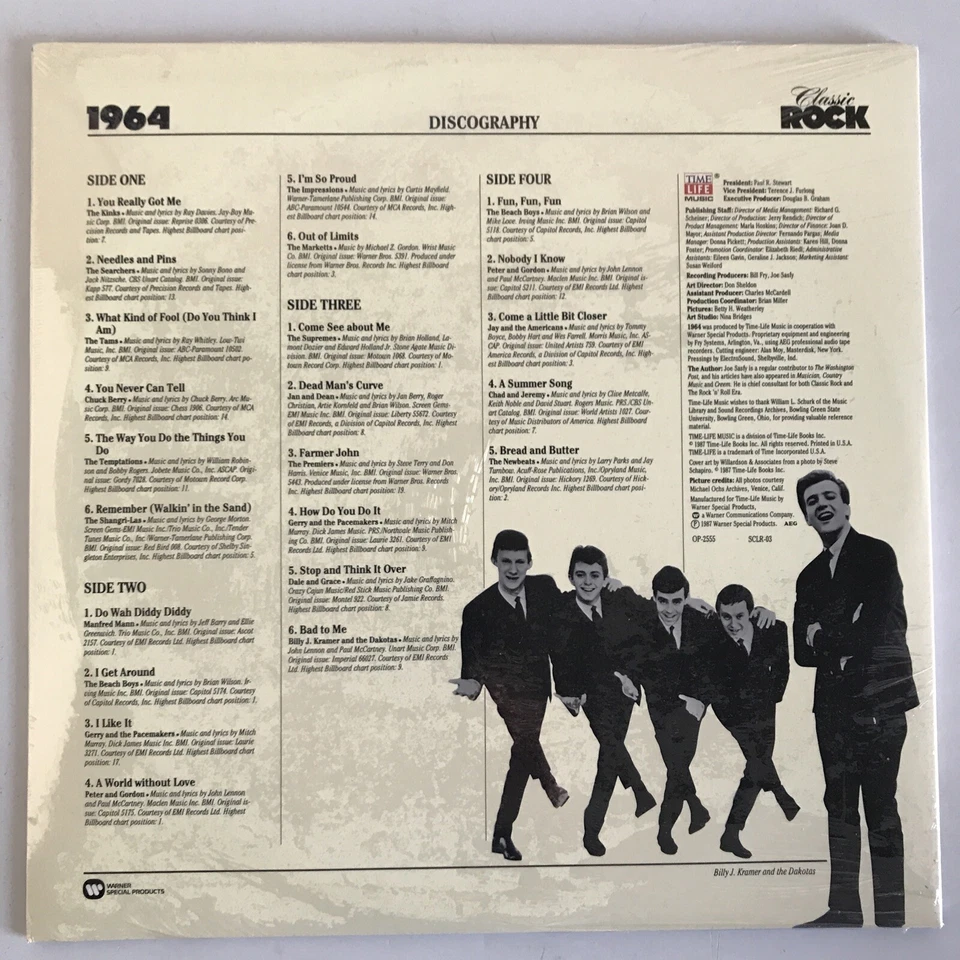 CLASSIC ROCK 1964 A GOGO TIME LIFE VINYL 2-LP WARNERS USA 1987 IN SHRINK MINT - Image 2 of 4