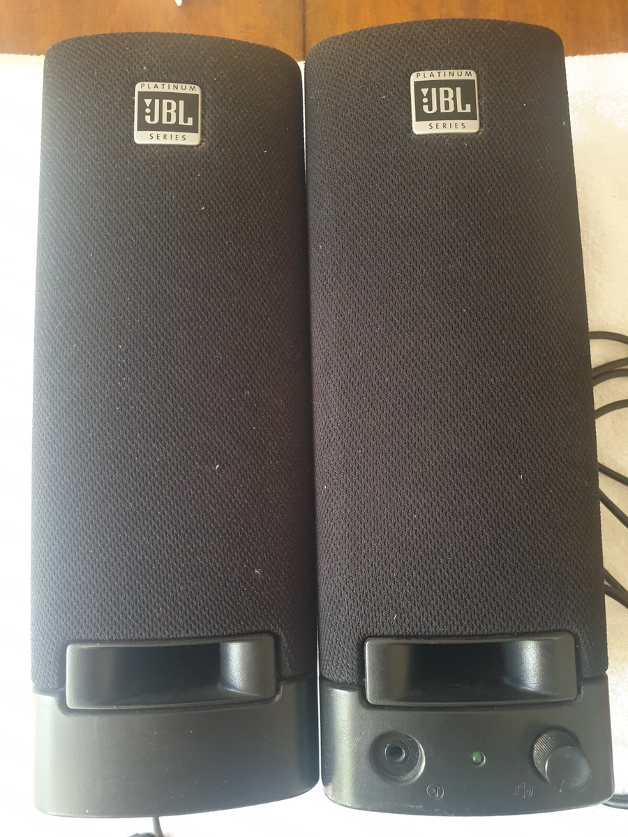JBL Platinum Series Computer Office Desktop Speakers Black with