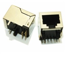 10PCS RJ45 Modular Network PCB Jack 8P LAN Connector Long 