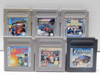 Gameboy Classic GB F1 Race V-Rally World Championship Super R.C. Pro Ferra Set 4