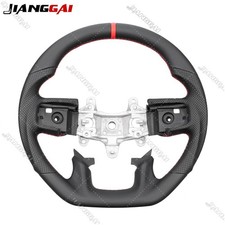For Dodge Ram 2500 3500 Full Leather Sport Steering Wheel 2019-2022 With Heated