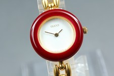 [Ecc+5] Orologio da donna vintage GUCCI Change Bezel 11/12.2 Qz dal GIAPPONE