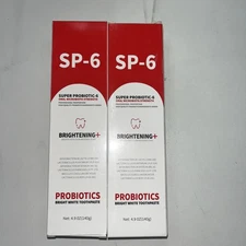 2 Pack Yayashi SP-6 Probiotic Whitening Toothpaste Oral Health NEW 120g 09/2027